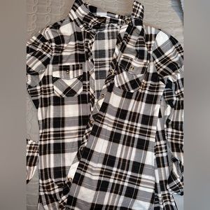 Large Plaid long sleeve